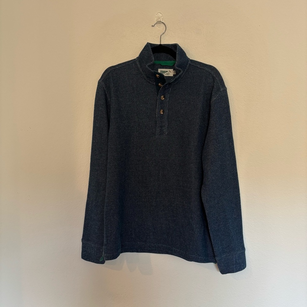Wellen Mens High Tide Organic Fleece Pullover Sweater